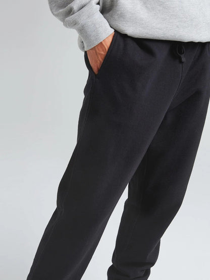 Men's Recycled Fleece Tapered Sweatpants - Black