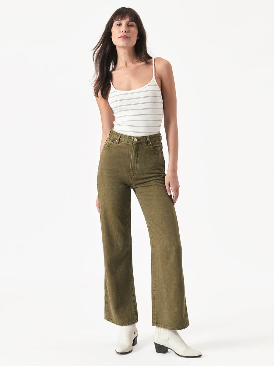 Heidi Ankle Lyocell - Army Green