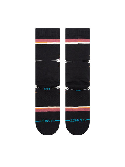 Cloaked Crew Socks - Washed Black