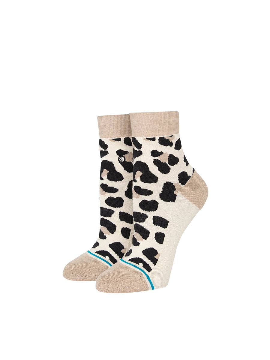 Spot On Quarter Socks - Leopard